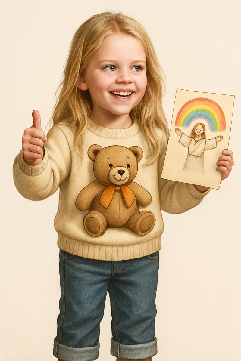 Semi-Realistic Cartoon of a Girl