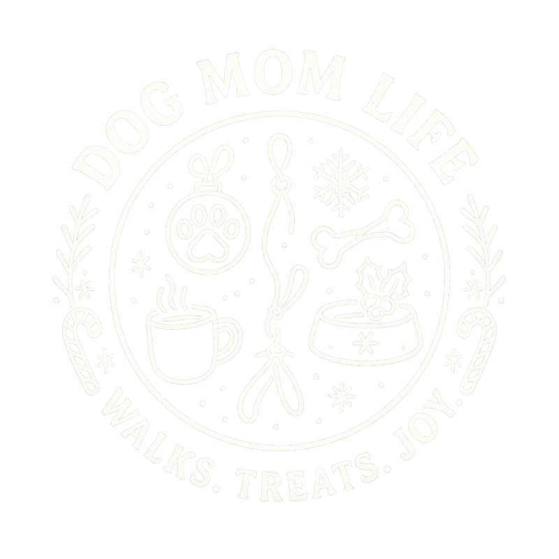 Vintage Dog Mom Badge Design