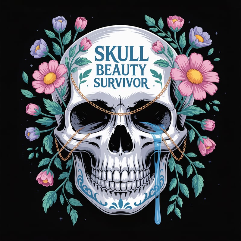 Skull Beauty Survivor Art