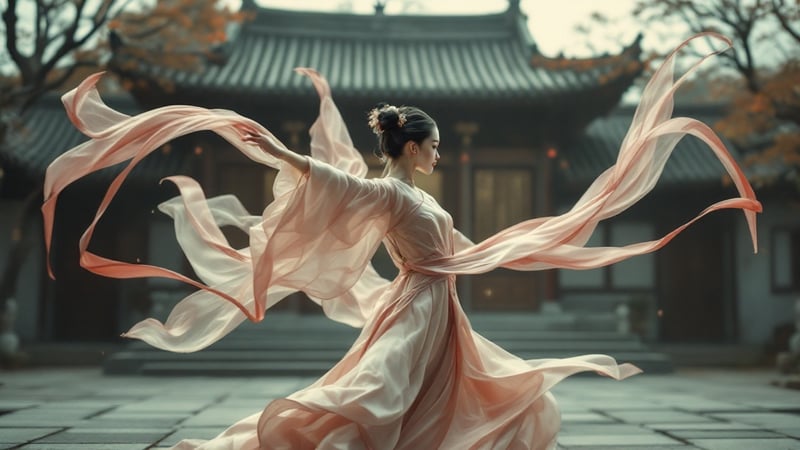 Graceful Chinese Classical Dance