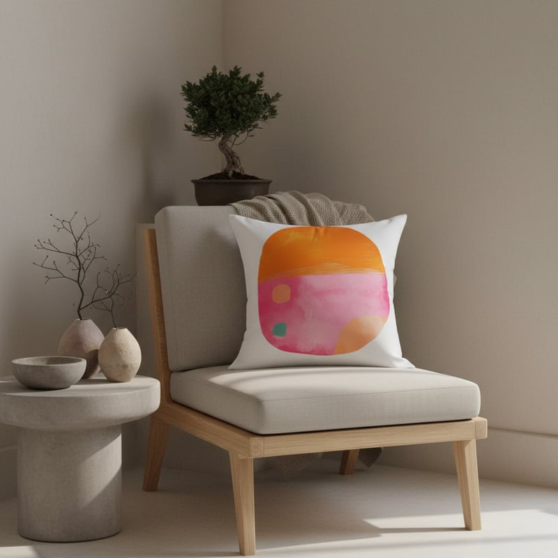 Minimal Zen Japandi Interior Vignette