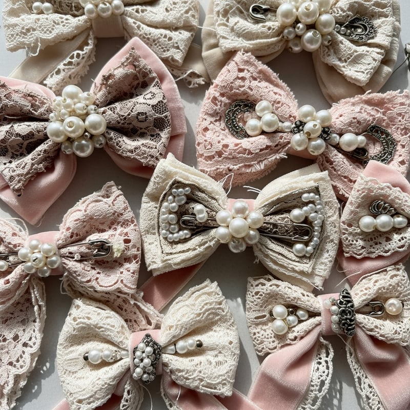 Coquette Grunge Christmas Bows
