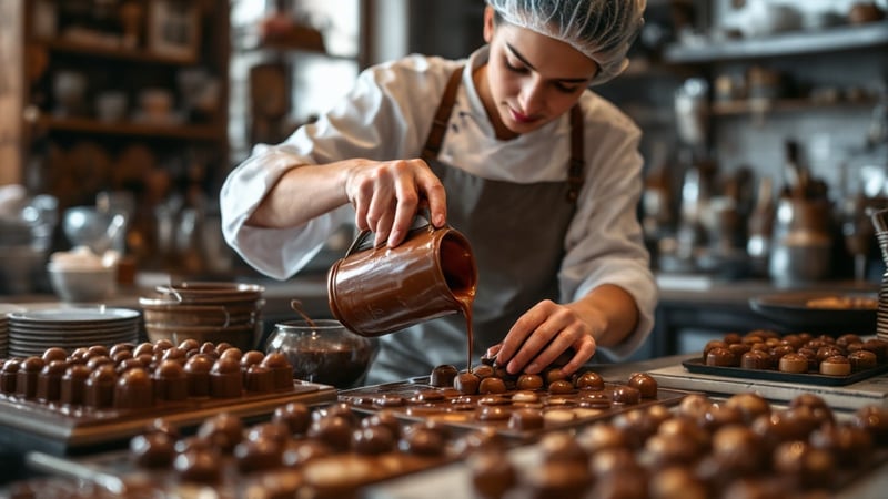 Realistic Chocolate Maker in Brussels