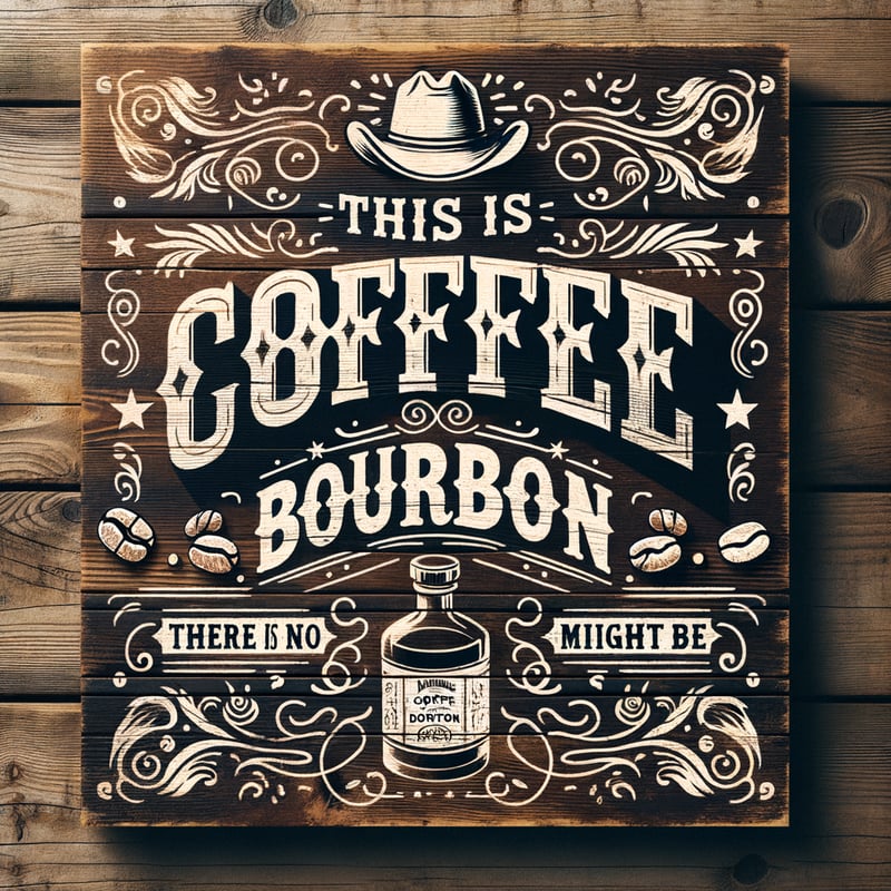 Vintage Western Coffee & Bourbon Design