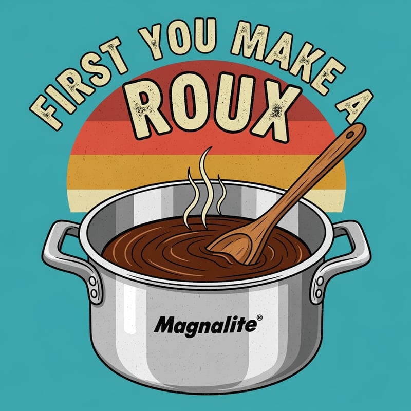 Retro Magnalite Roaster T-Shirt Design
