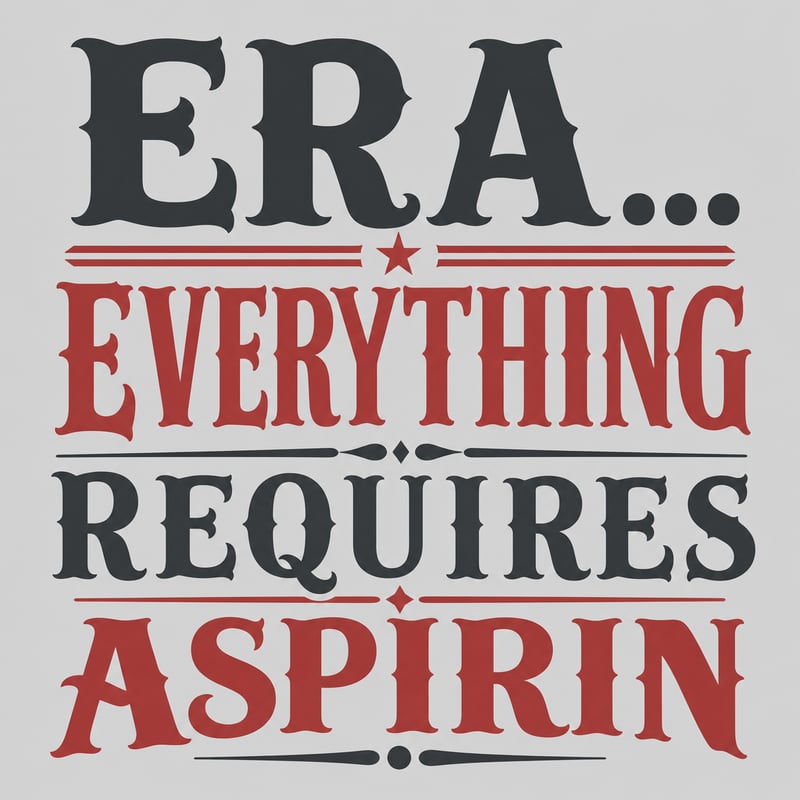 Vintage Americana Typography Tee Design