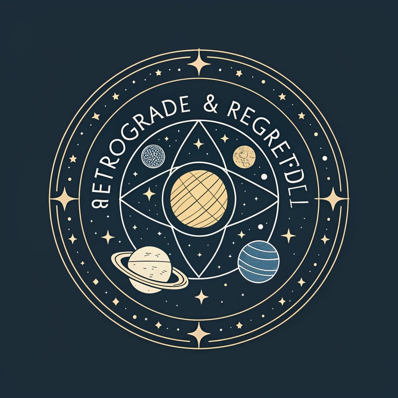 Minimalist Goth Astrology Design