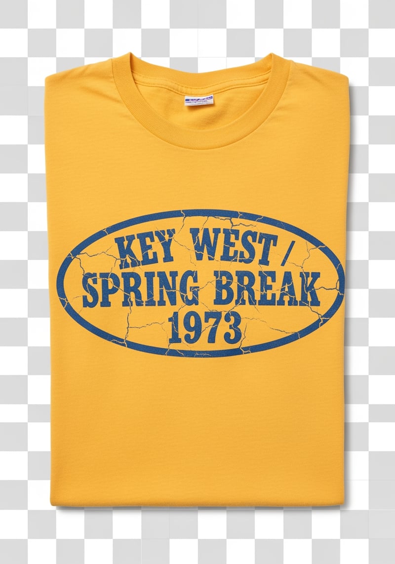 1970s Key West Spring Break Tee