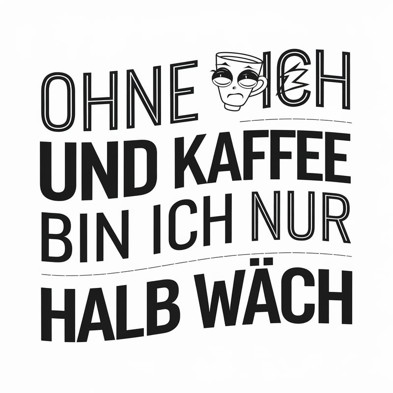 Stylish Coffee Quote Design