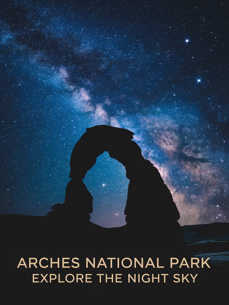 Starry Night at Arches National Park