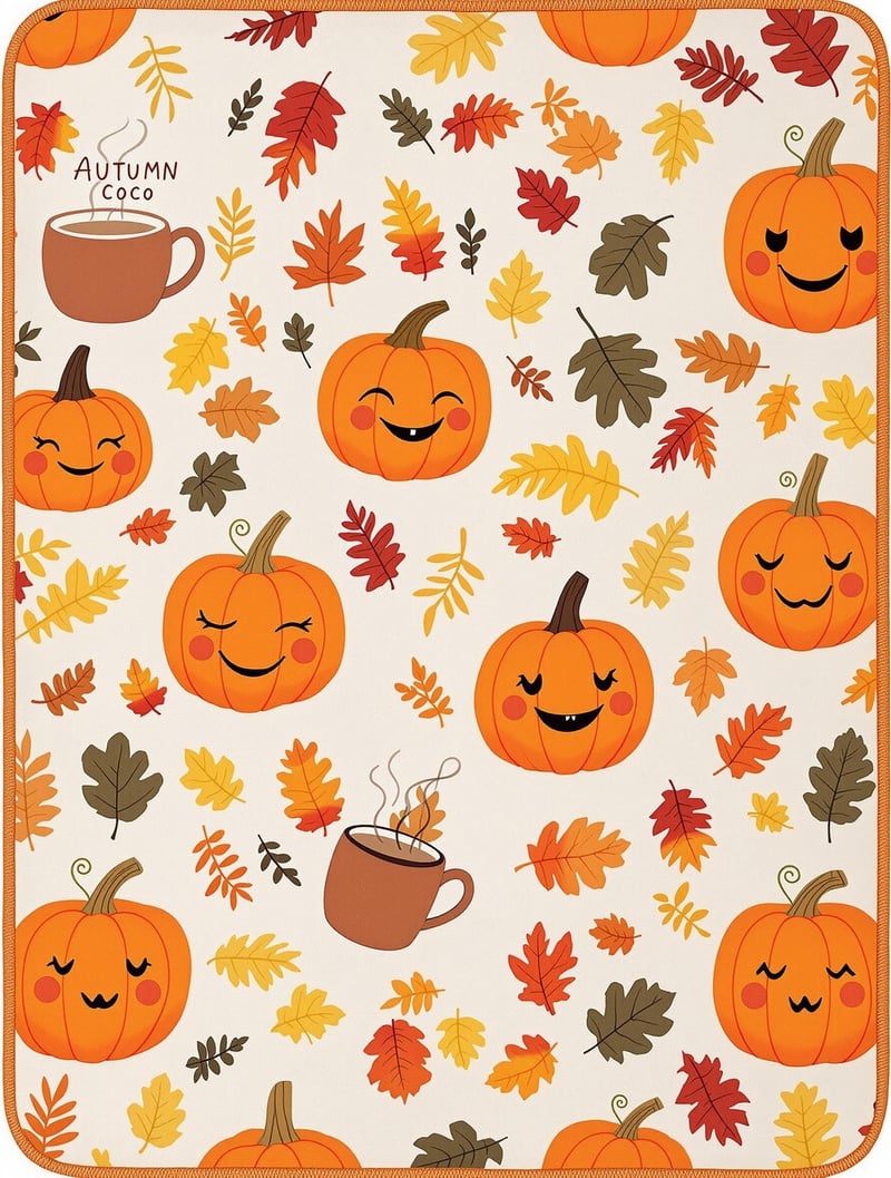 Cozy Autumn Blanket Design