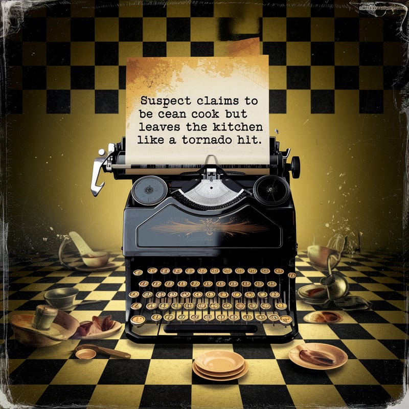 Retro Kitchen Quote Design