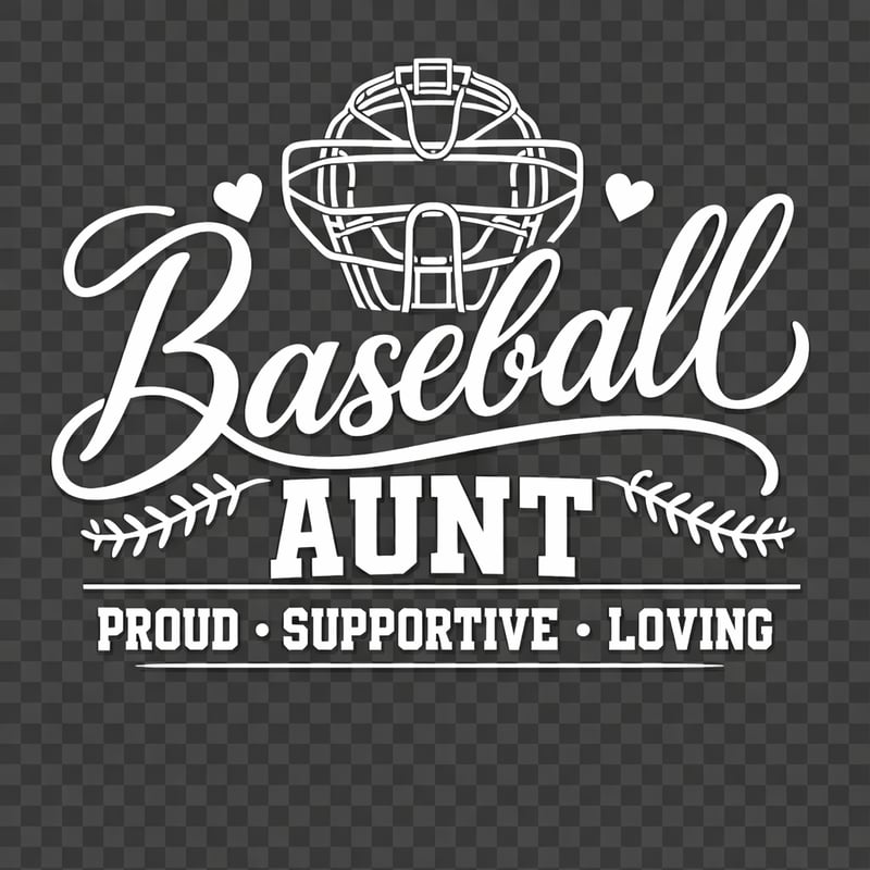 Baseball Aunt Graphic Tee Design