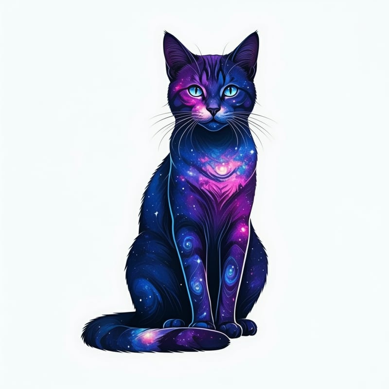 Galactic Cat Art