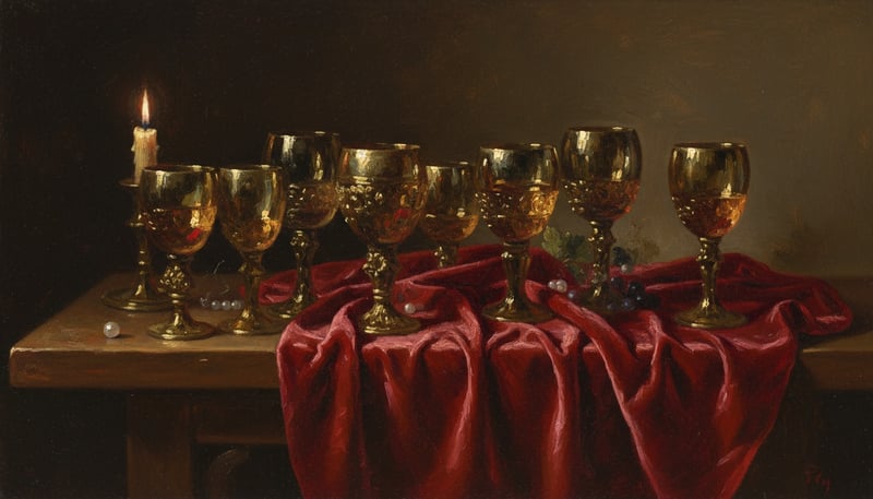Baroque Still Life Oil Painting