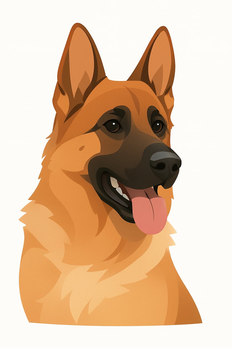 Minimalistic Vector Animal Illustration
