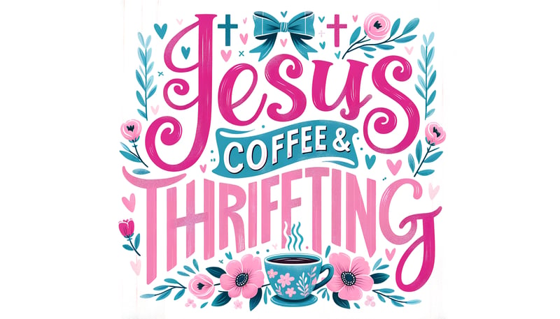Jesus Coffee & Thrifting Feminine Design