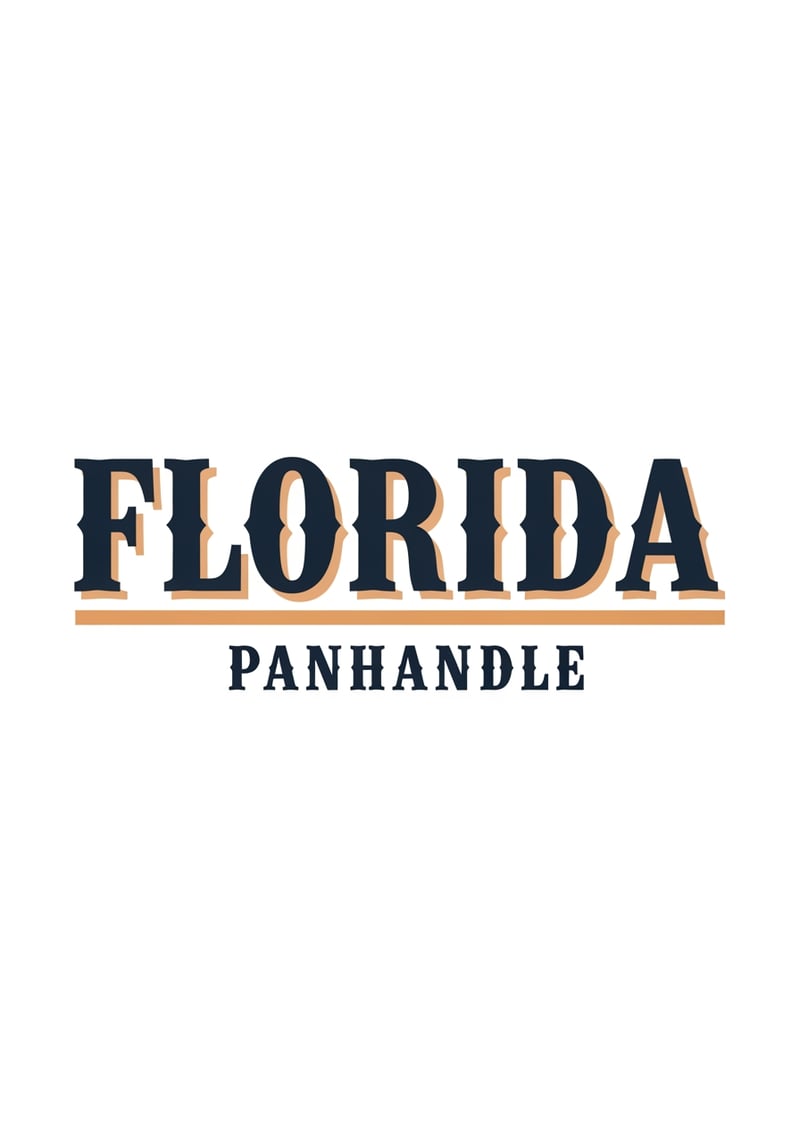 Florida Vintage Serif T-Shirt Design