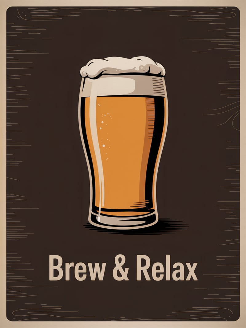 Beer Theme with Browns and Golds