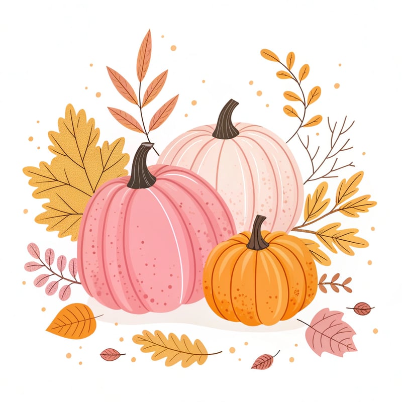 Cute Fall Pumpkin Clipart