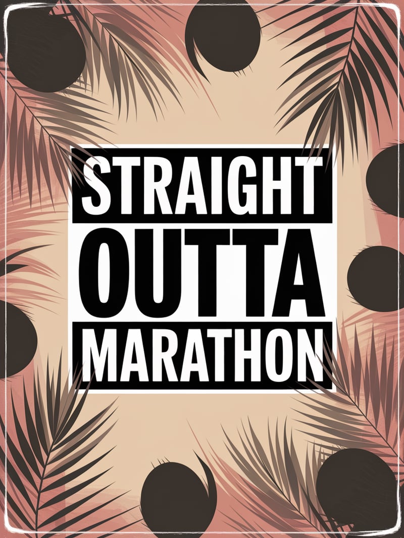 Vintage Text Design: Straight Outta Marathon