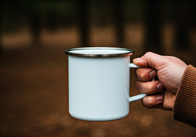 Lightweight 12oz Camping Mug
