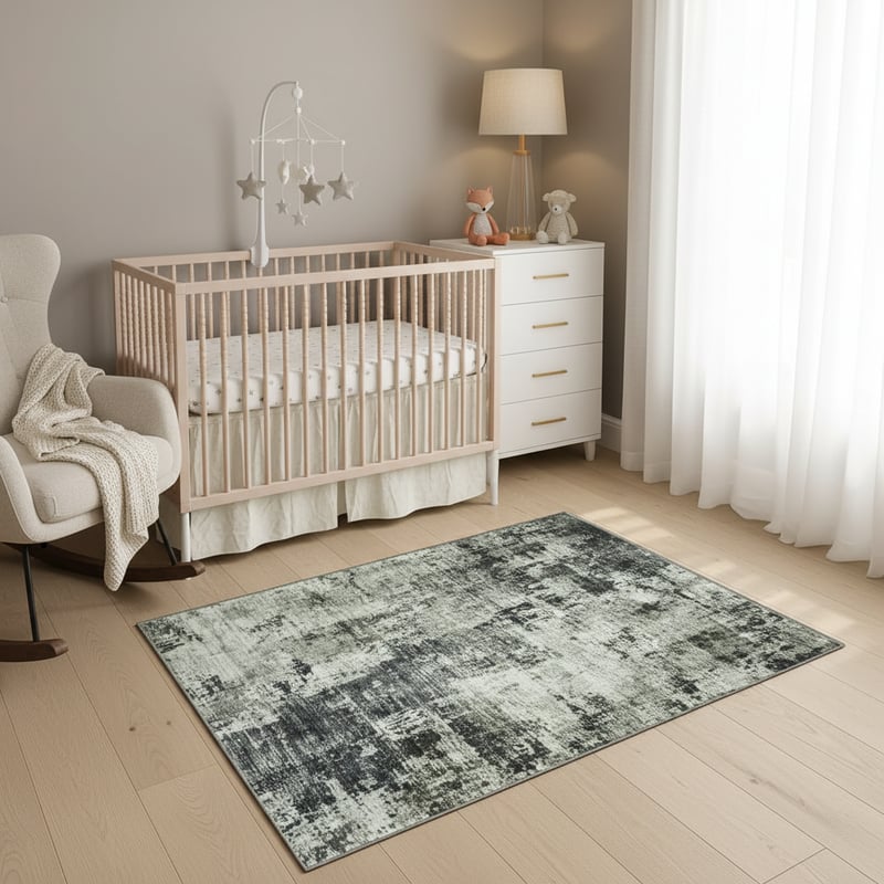 Luxury Nursery Rug Mockup