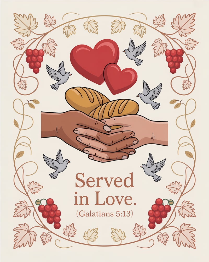 Served in Love Couples Design