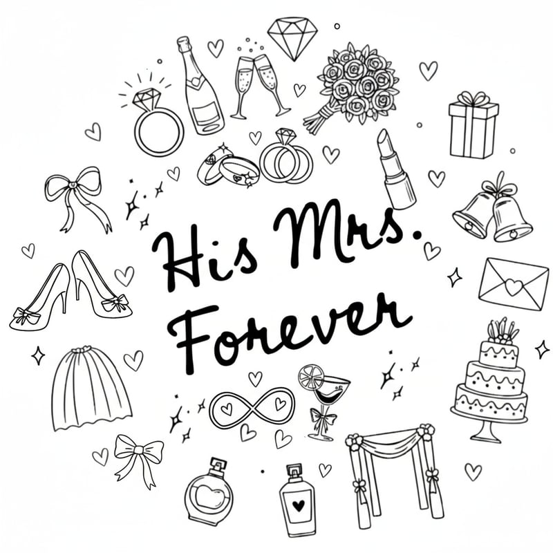 His Mrs. Forever Doodle Design