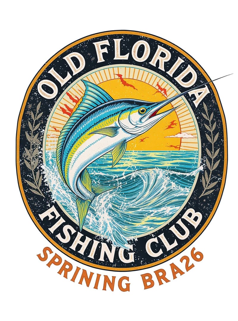 Old Florida Fishing Club Badge
