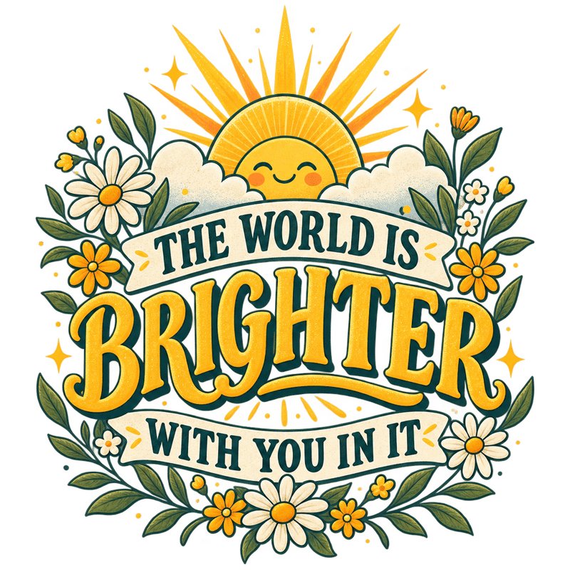 The World Is Brighter Sunrise Quote