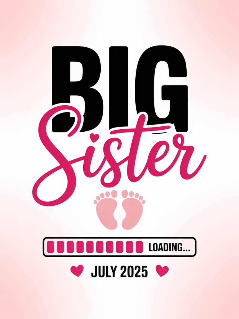 Big Sister Announcement Graphic