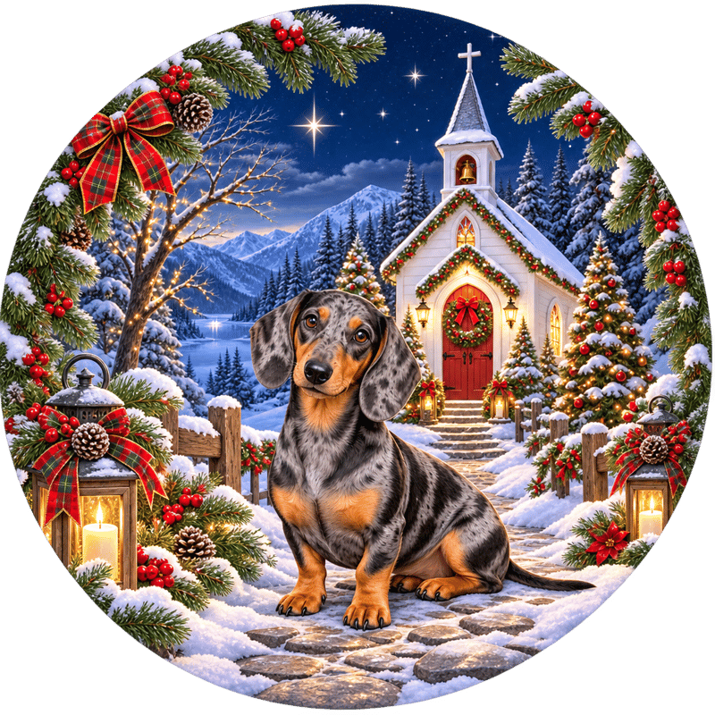Silver-Dapple Dachshund Chapel Design