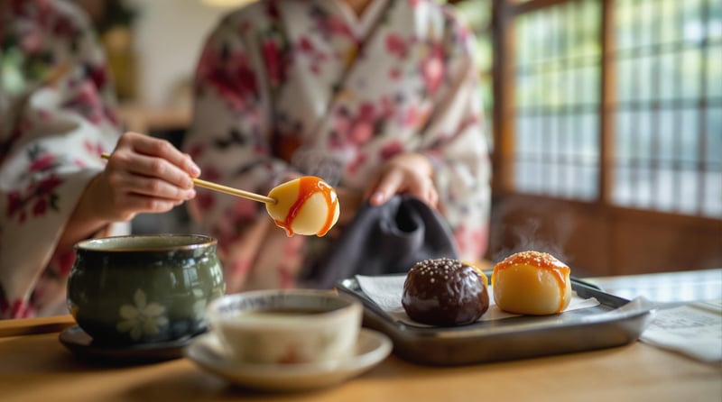 Traditional Kyoto Dango and Tea Experience