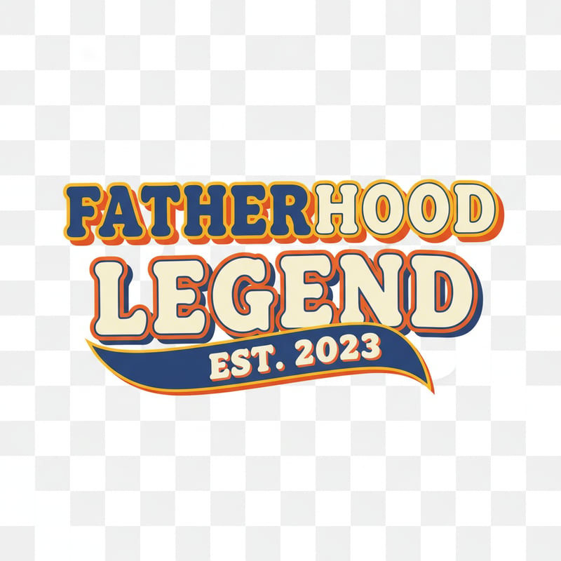 Bold Retro Fatherhood Typography