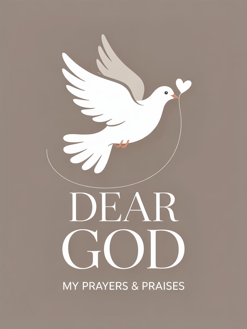 Minimalist Christian Prayer Graphic
