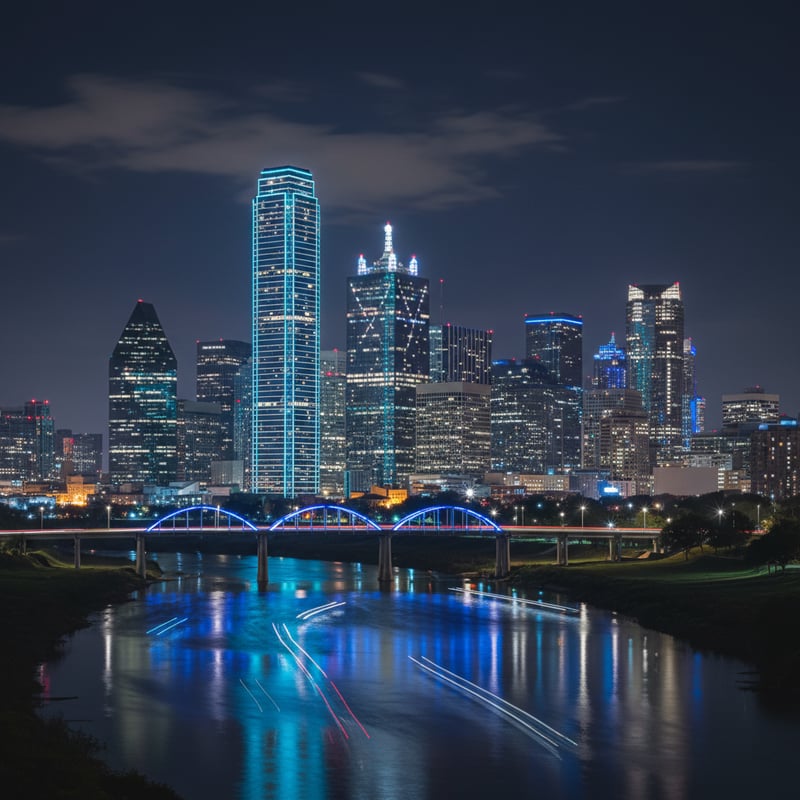 Dallas Navy Silver Royal Blue Colors