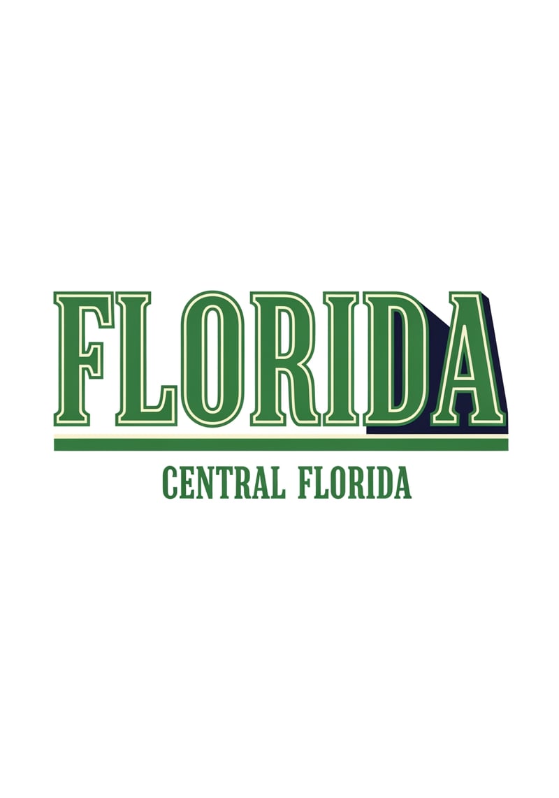Florida Vintage Typography T-Shirt Design