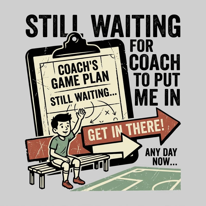 Retro Motivational Coach T-Shirt Design