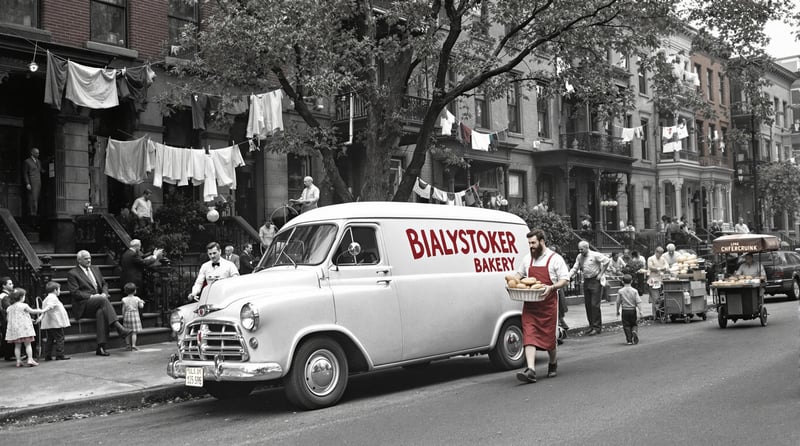 1956 Dodge Van in Brooklyn Neighborhood