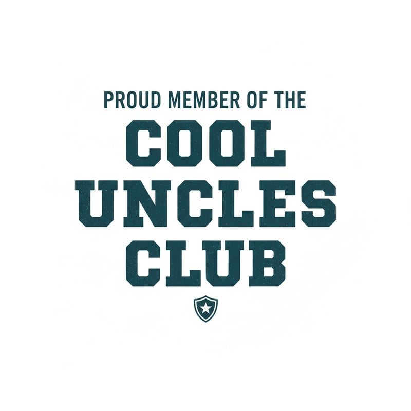 Bold Typography Design for Cool Uncles Club