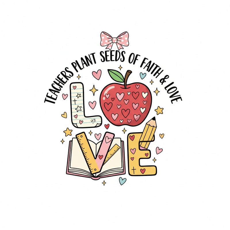 Classroom Typography Art with LOVE