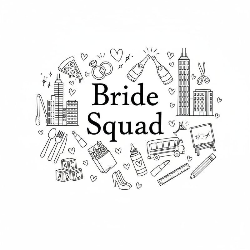 Bride Squad Chicago Bachelorette Design