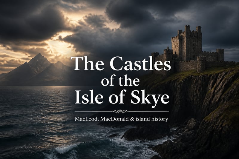 Isle of Skye Castle Seascape