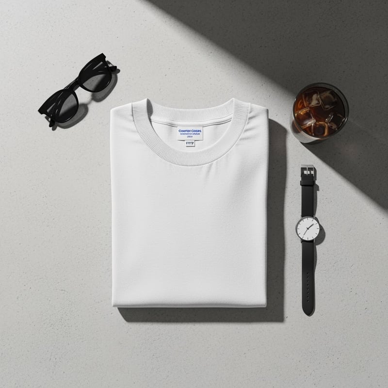Comfort Colors 1717 T-Shirt Flat Lay