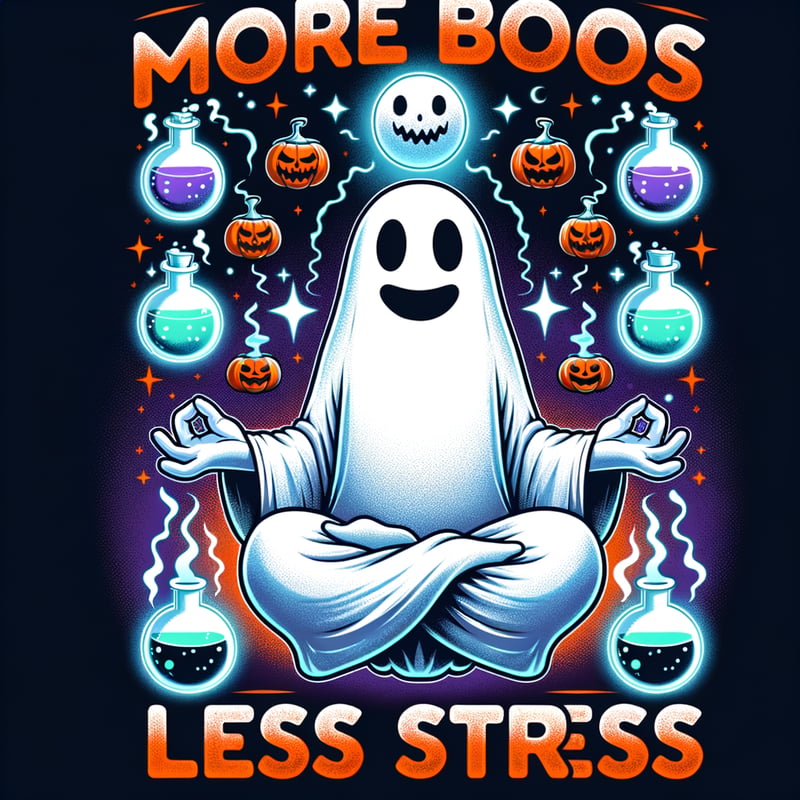 Cheeky Halloween Zen Ghost Tee