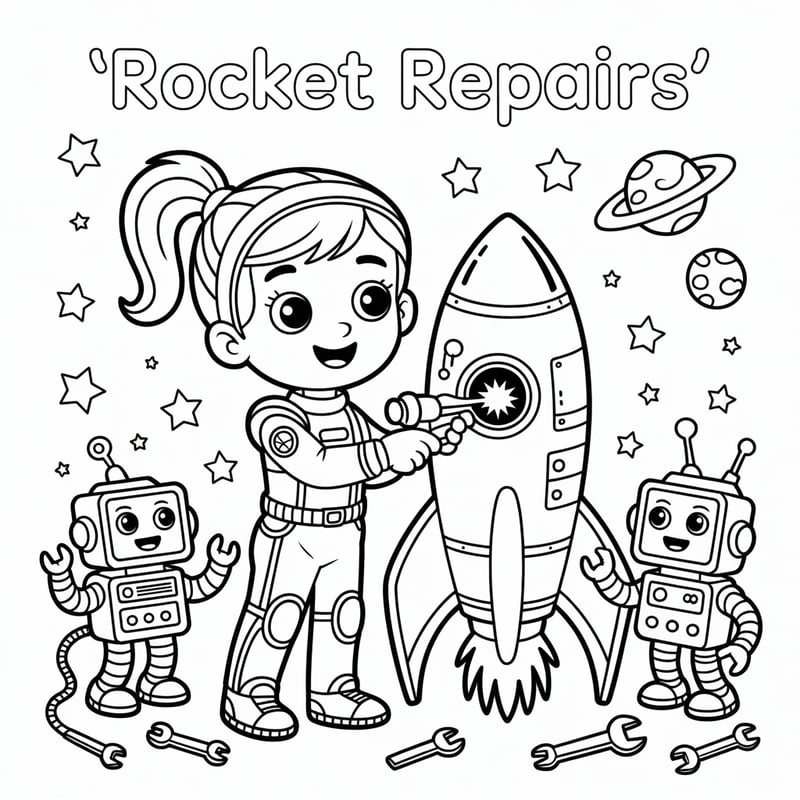 Luna's Space Rocket Repairs