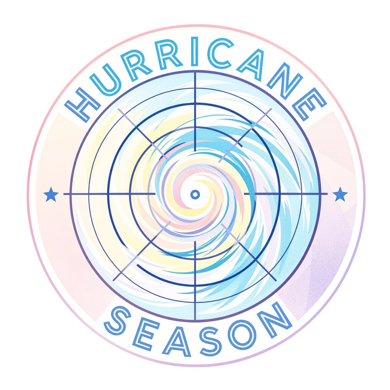 Hurricane Season Humor Crest