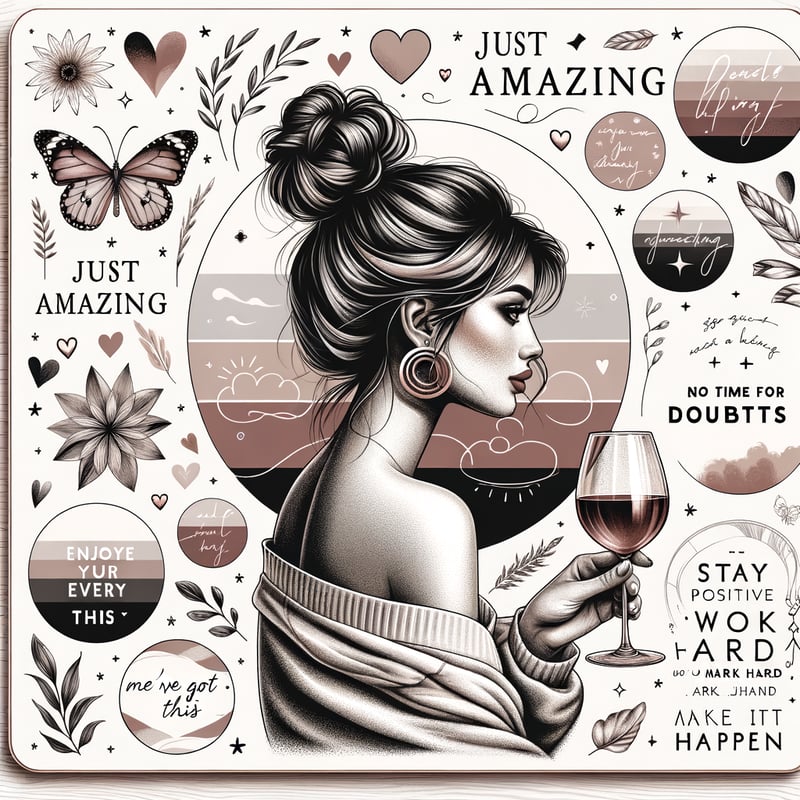 Empowering Woman Digital Illustration