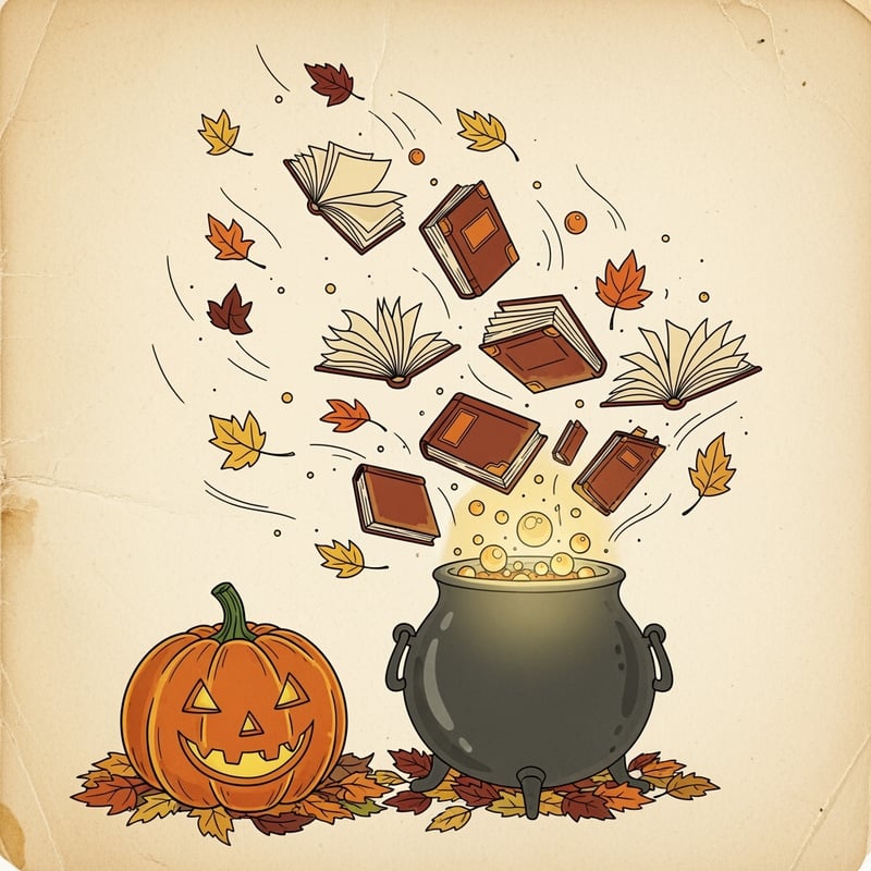 Vintage 1940s Cauldron Illustration